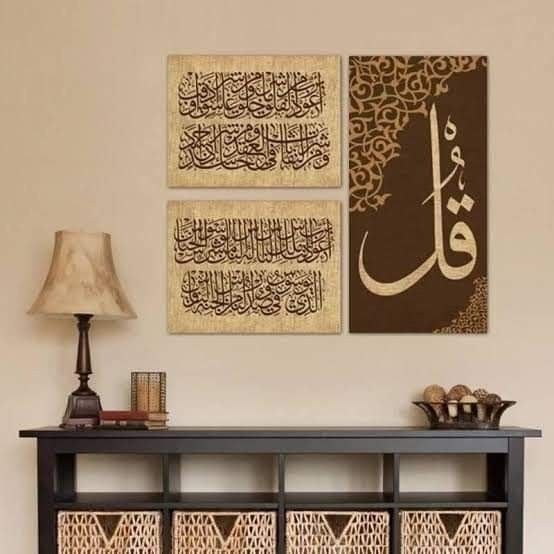3 Pcs Wall Decor Photo On Wall Canvas Art Decor For Home Easy Set Up