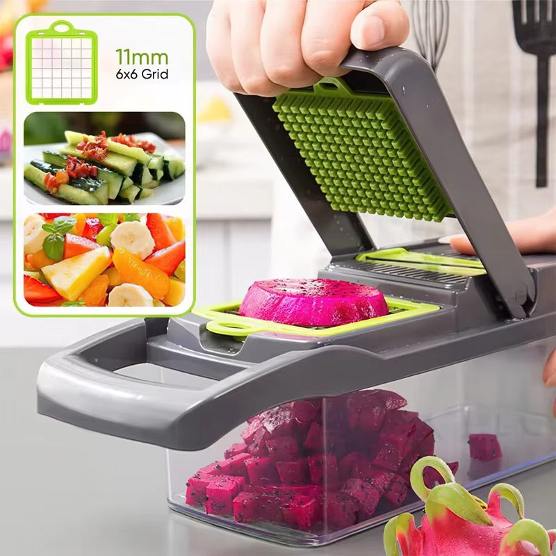 16-in-1 Multifunctional Vegetable Cutter & Slicer | Nicer Dicer