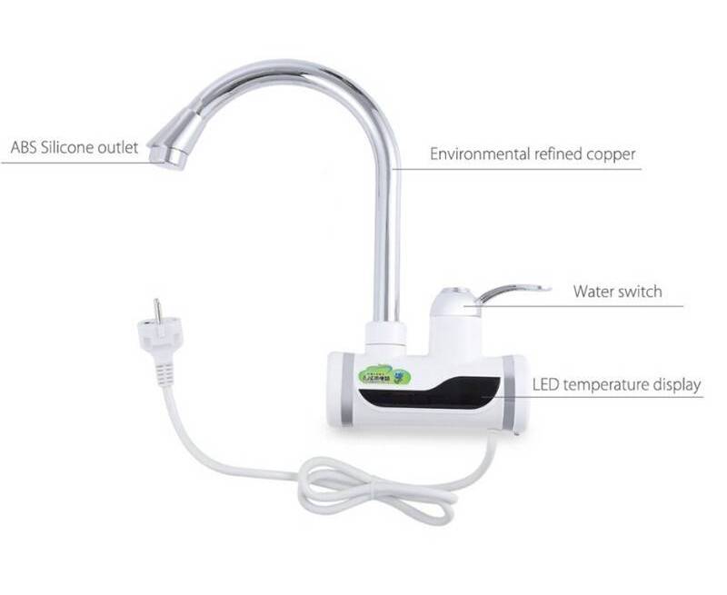 (with shower) Electric Hot Water Heater Faucet Kitchen Instant Heating Tap Water