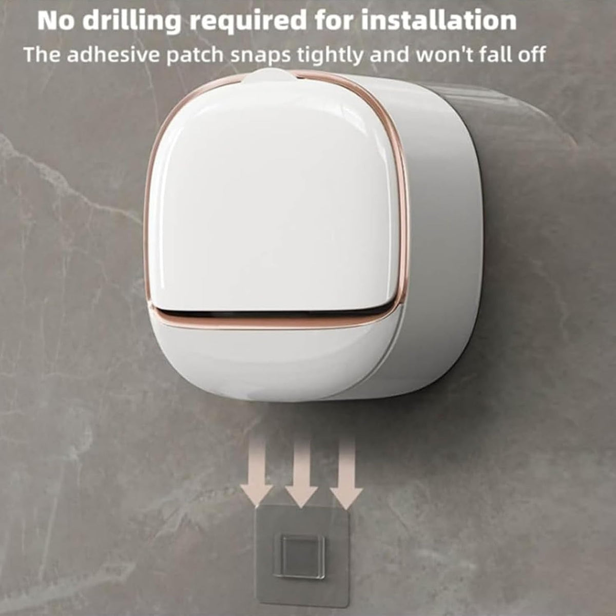 Luxury Wall Mounted Soap Holder With Drain Tray
