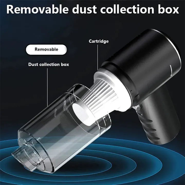 3-in-1 portable cordless vacuum cleaner for car and home cleaning