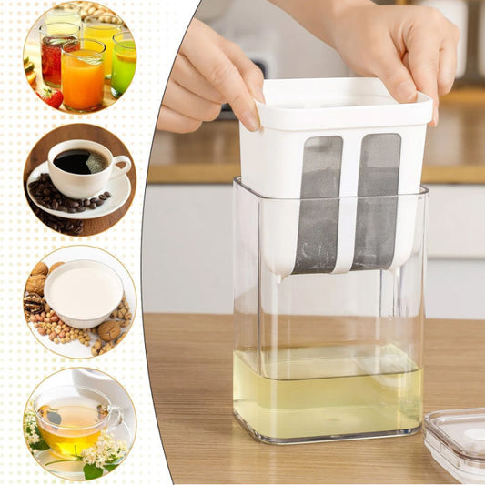 Greek Yogurt and Hung Curd Strainer Box 1100ml for homemade thick yogurt and hung curd