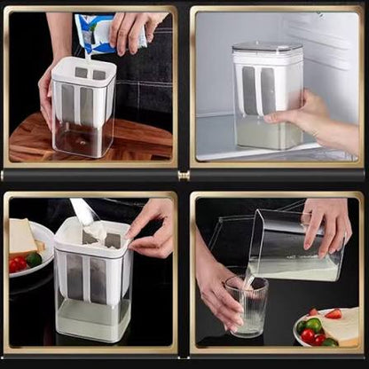 Greek Yogurt and Hung Curd Strainer Box 1100ml for homemade thick yogurt and hung curd