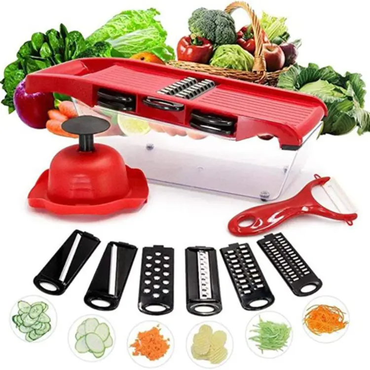 Multifunctional 10 in 1 vegetable cutter grater