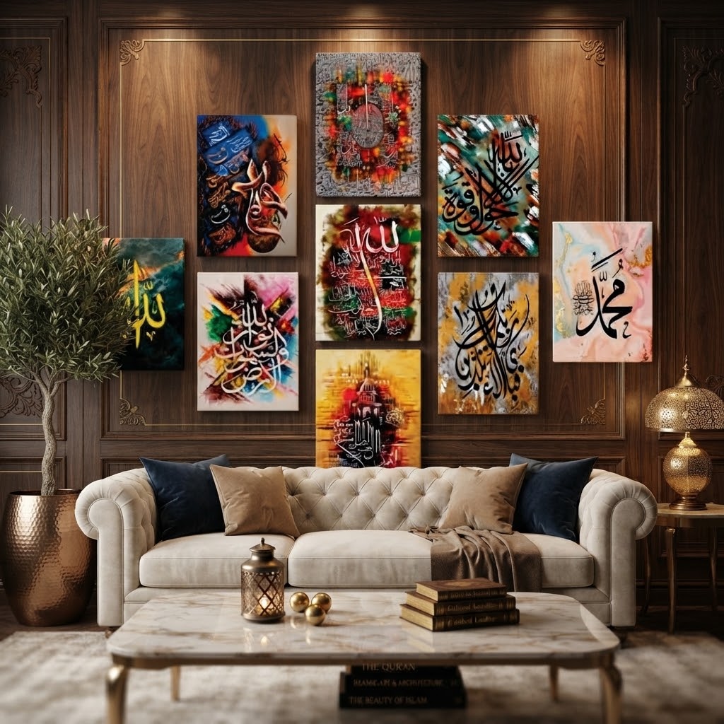 9 Piece Wall Art Photo Tiles 8x11 for Home Decor