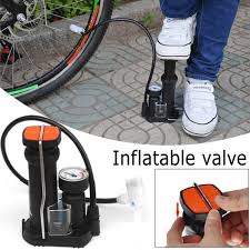 Single Cylinder Foot Air Pump with Pressure Gauge for Car and Bike Tyres