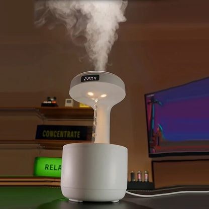 Smooth Sailing Antigravity Humidifier with Ultra-Quiet Water Drop Effect